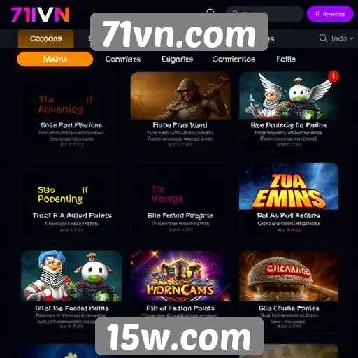 Recursos e funcionalidades do 71vn.com para jogadores